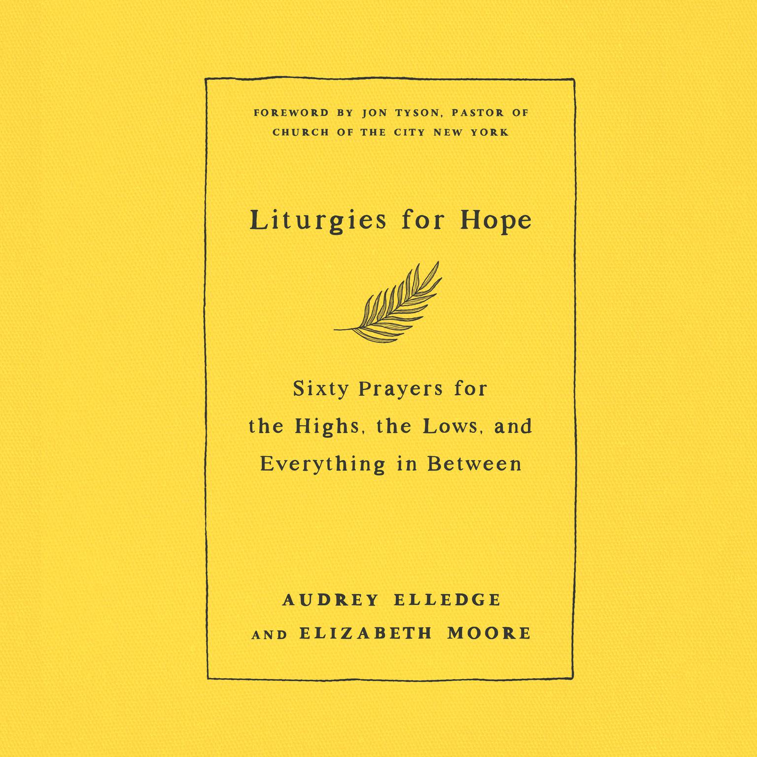 Liturgies for Hope: Sixty Prayers for the Highs, the Lows, and Everything in Between Audiobook, by Audrey Elledge