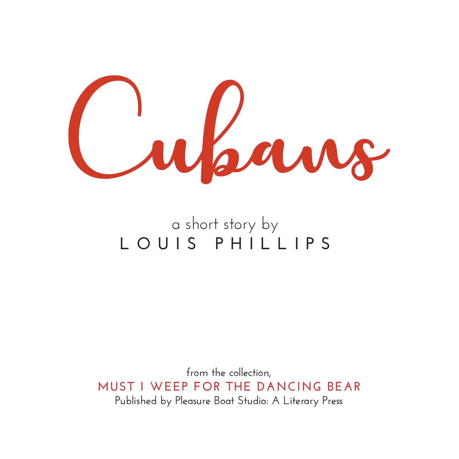 Cubans Audiobook, by Louis Phillips