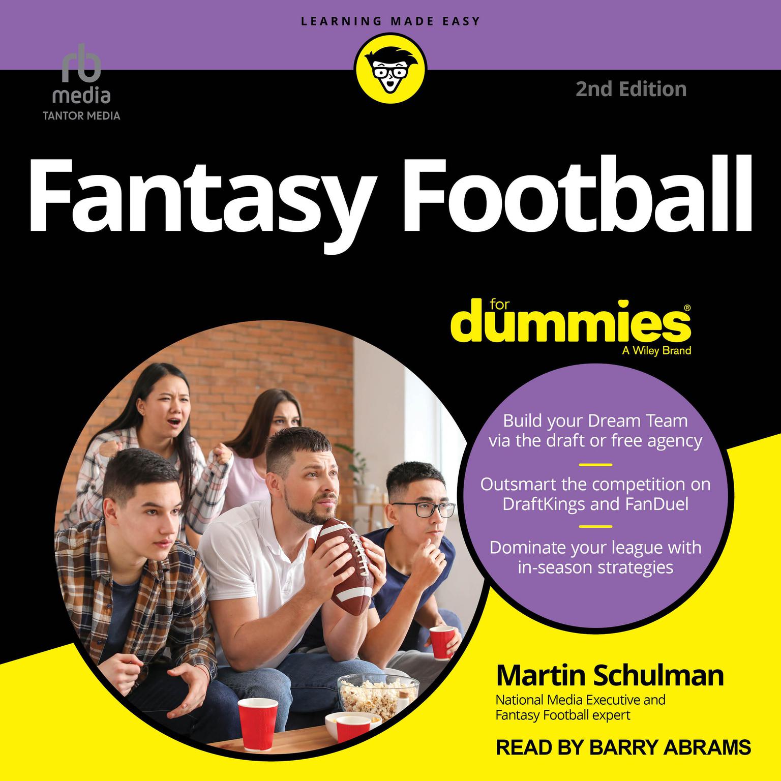 Fantasy Football For Dummies, 2nd Edition Audiobook, by Martin A. Schulman