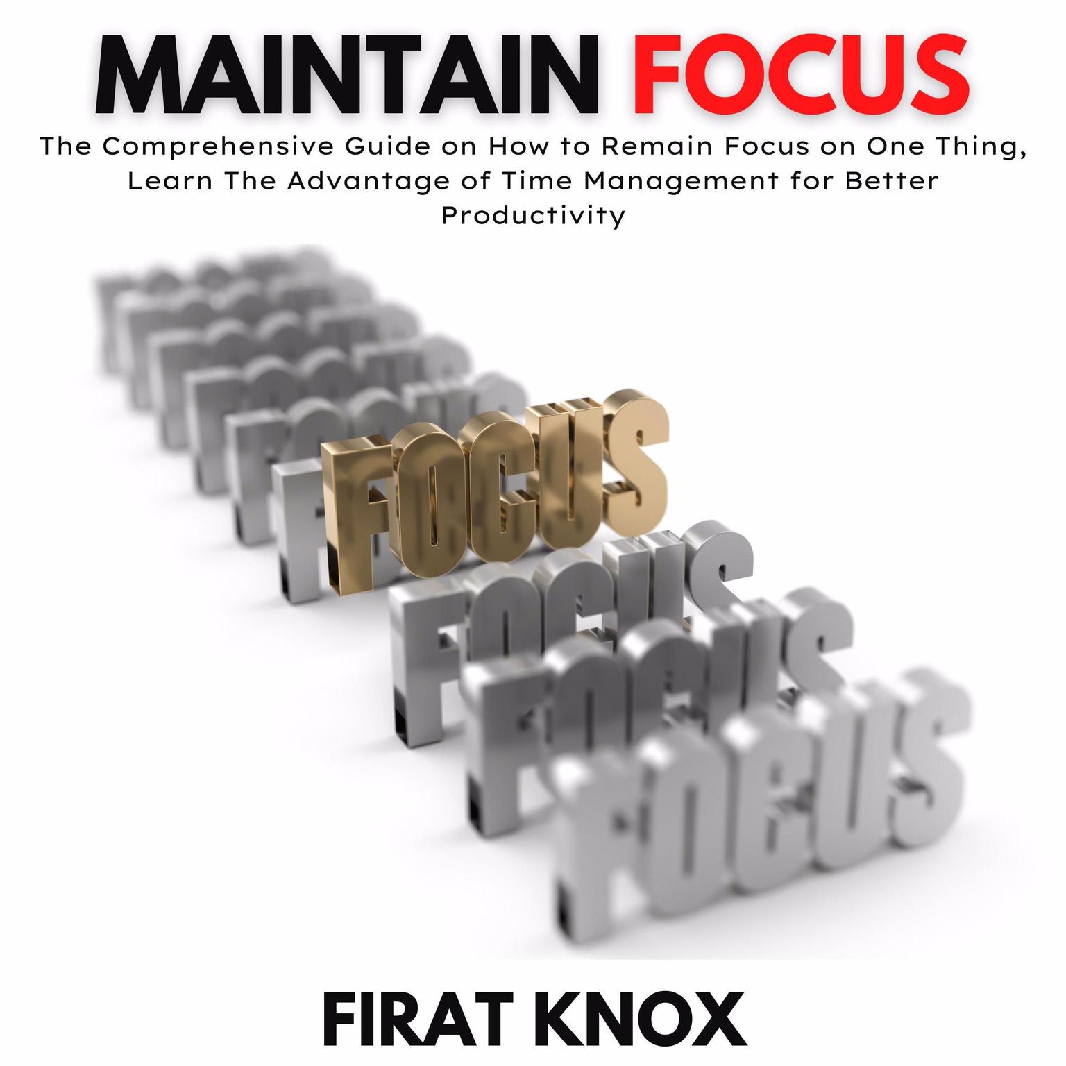 Maintain Focus Audiobook, by Firat Knox