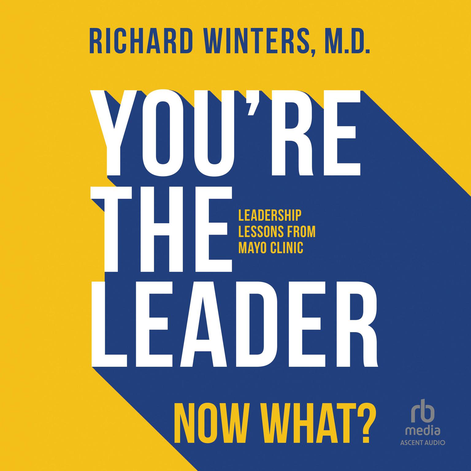 Youre the Leader. Now What?: Leadership Lessons from Mayo Clinic Audiobook, by Richard Winters