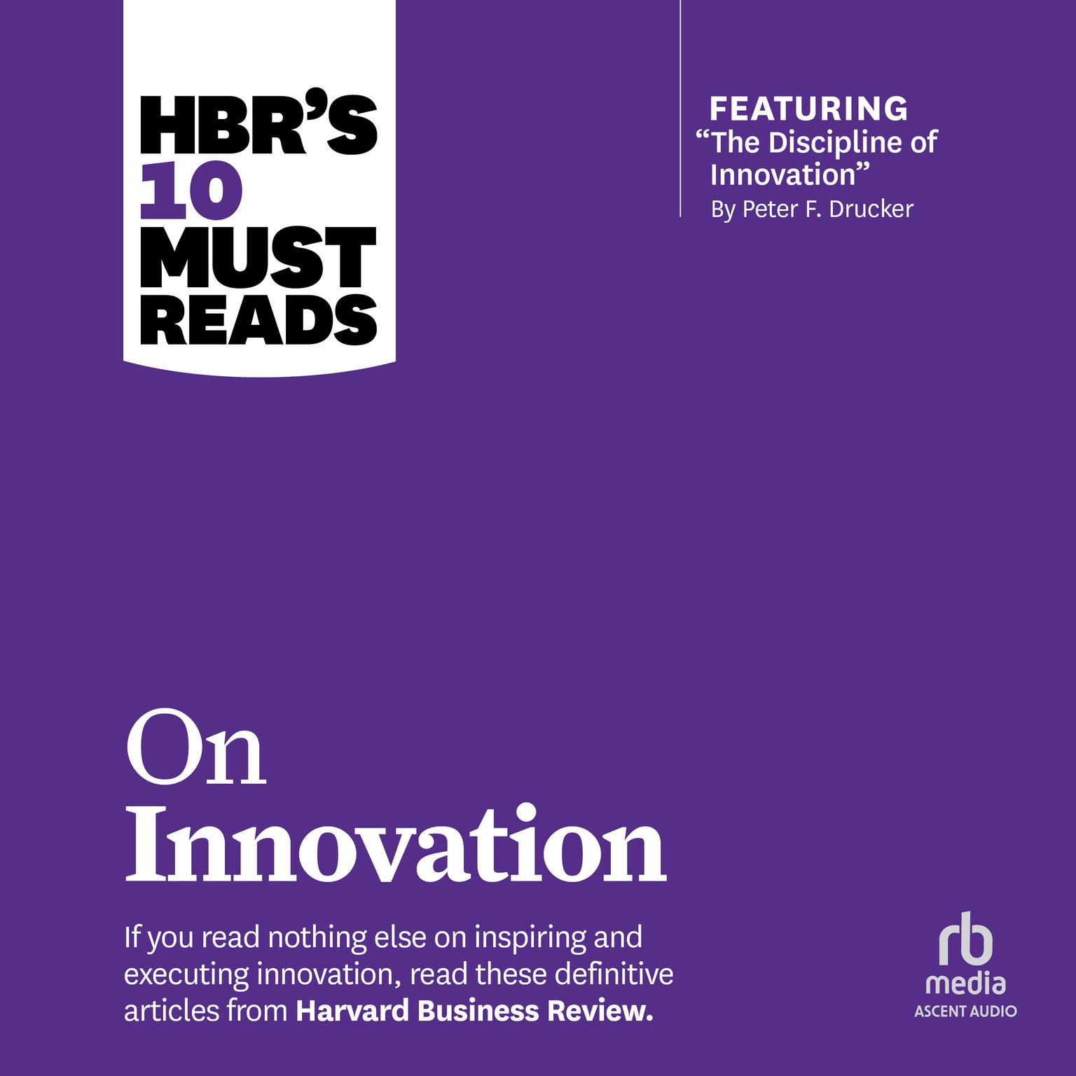HBRs 10 Must Reads on Innovation Audiobook, by Harvard Business Review