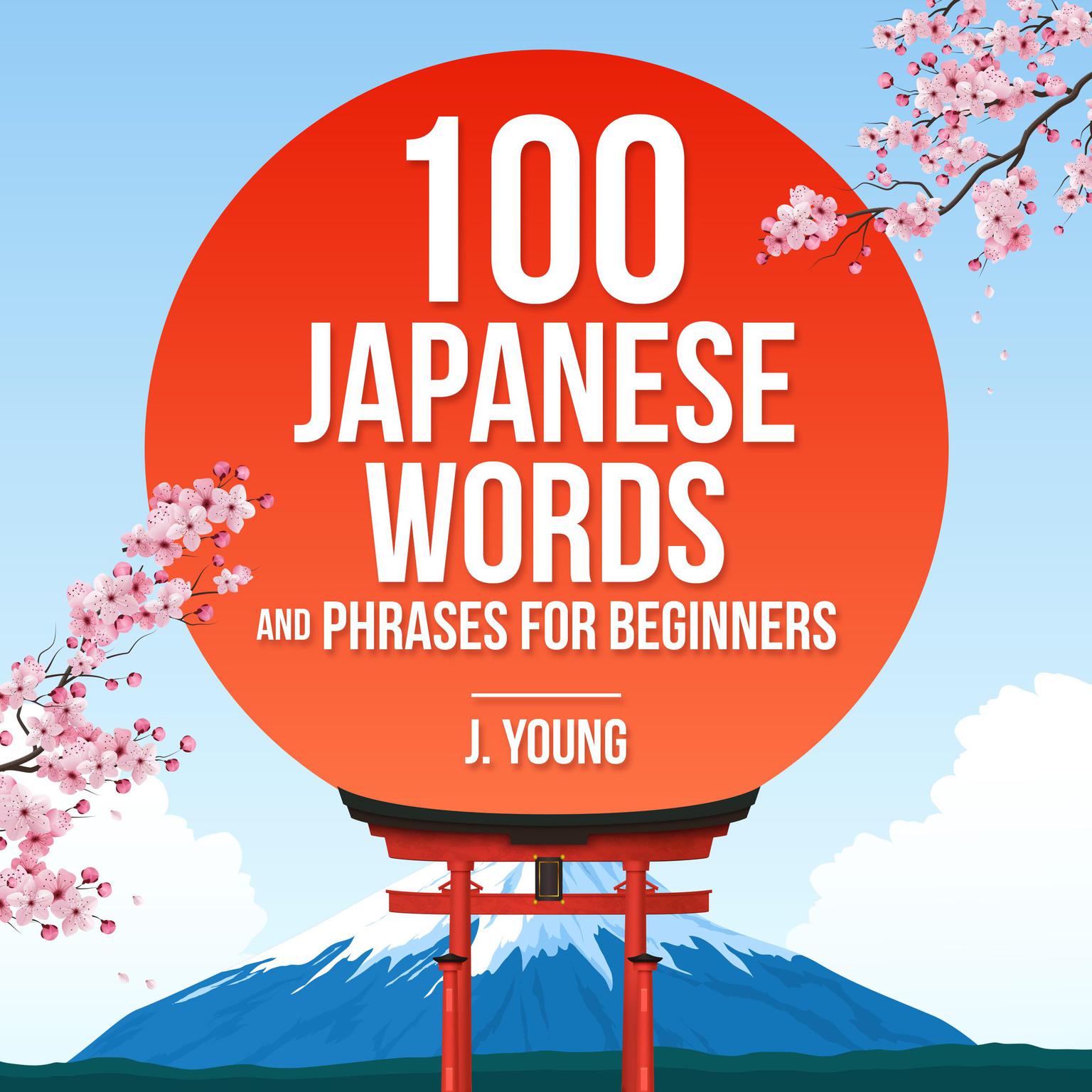 100 Japanese Words and Phrases for Beginners Audiobook, by J Young