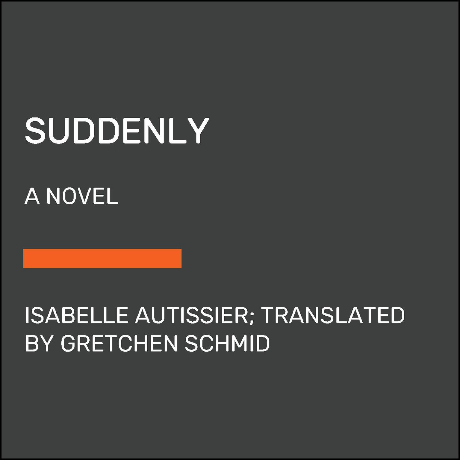 Suddenly: A Novel Audiobook, by Isabelle Autissier