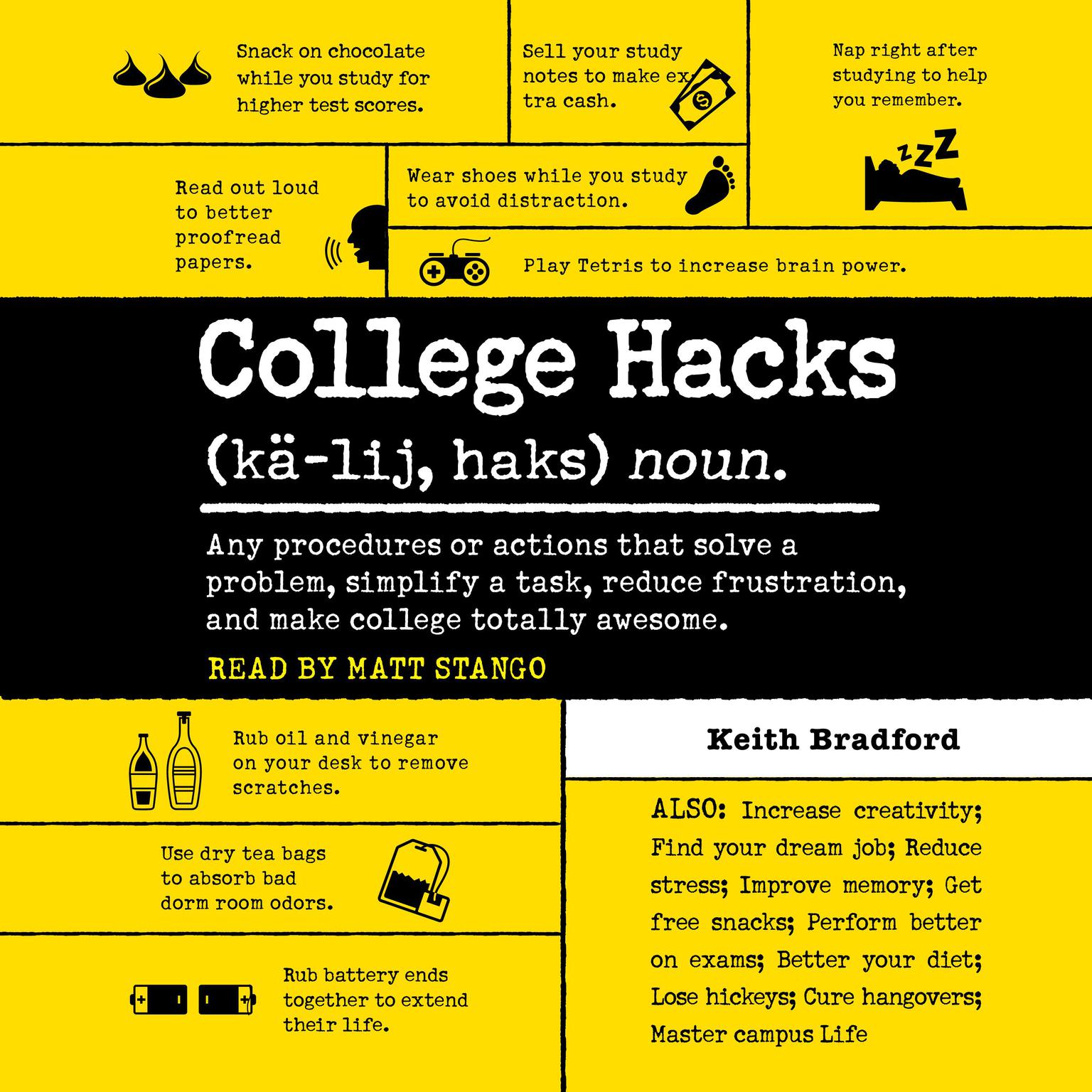 College Hacks Audiobook, by Keith Bradford