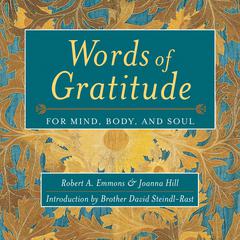 Words of Gratitude: For Mind, Body, and Soul Audiobook, by Robert A. Emmons