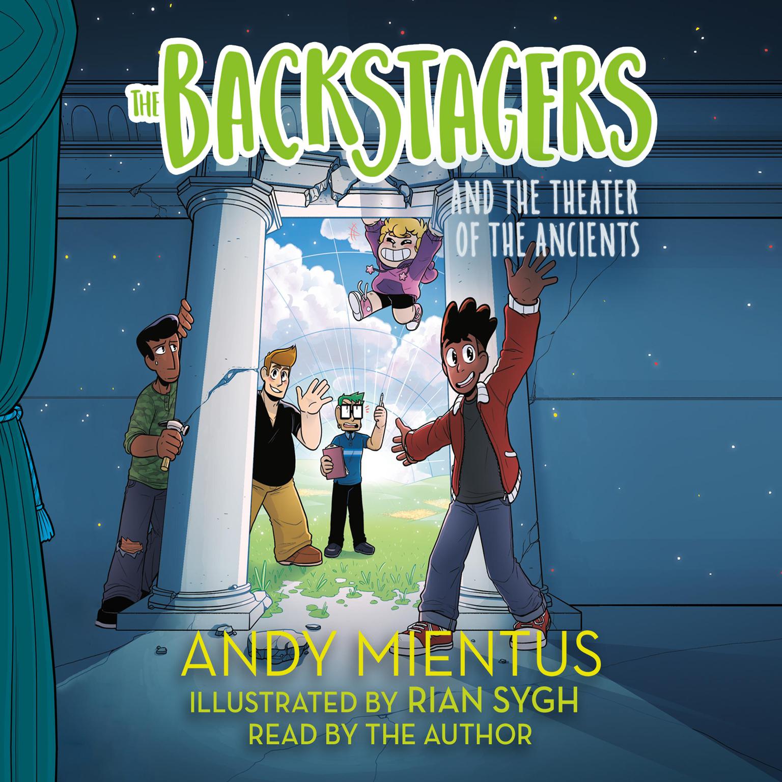 The Backstagers and the Theater of the Ancients Audiobook, by Andy Mientus