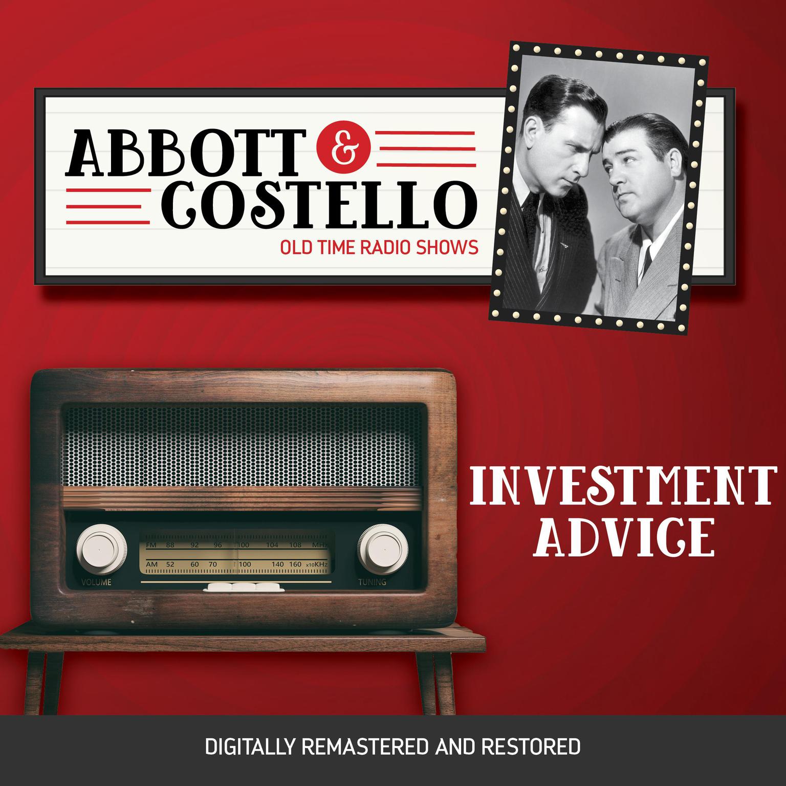 Abbott and Costello: Investment Advice Audiobook, by Bud Abbott