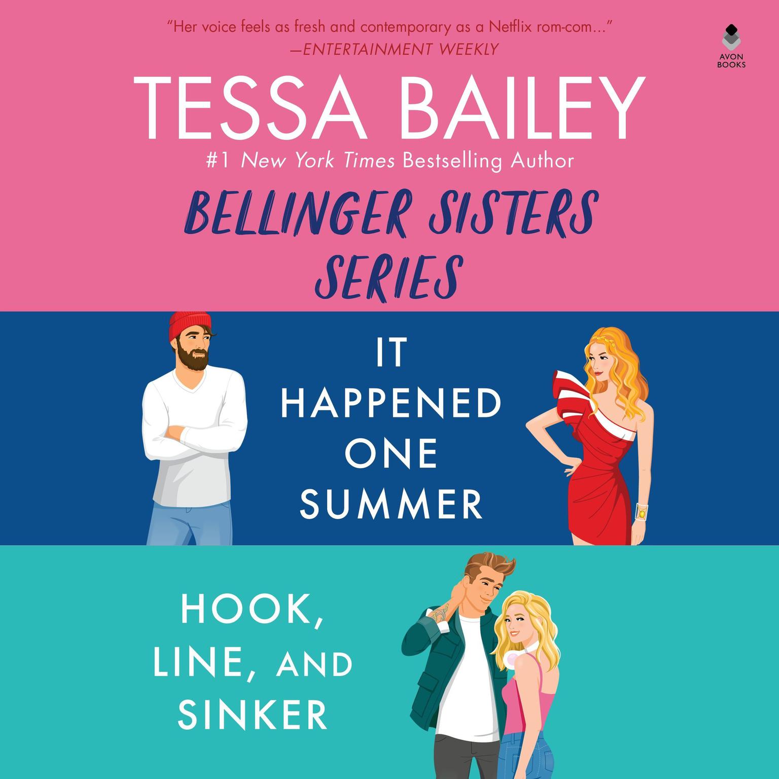 Tessa Bailey Book Set 3 DA Bundle: It Happened One Summer / Hook, Line, and Sinker Audiobook, by Tessa Bailey