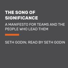 The Song of Significance: A New Manifesto for Teams Audiobook, by Seth Godin