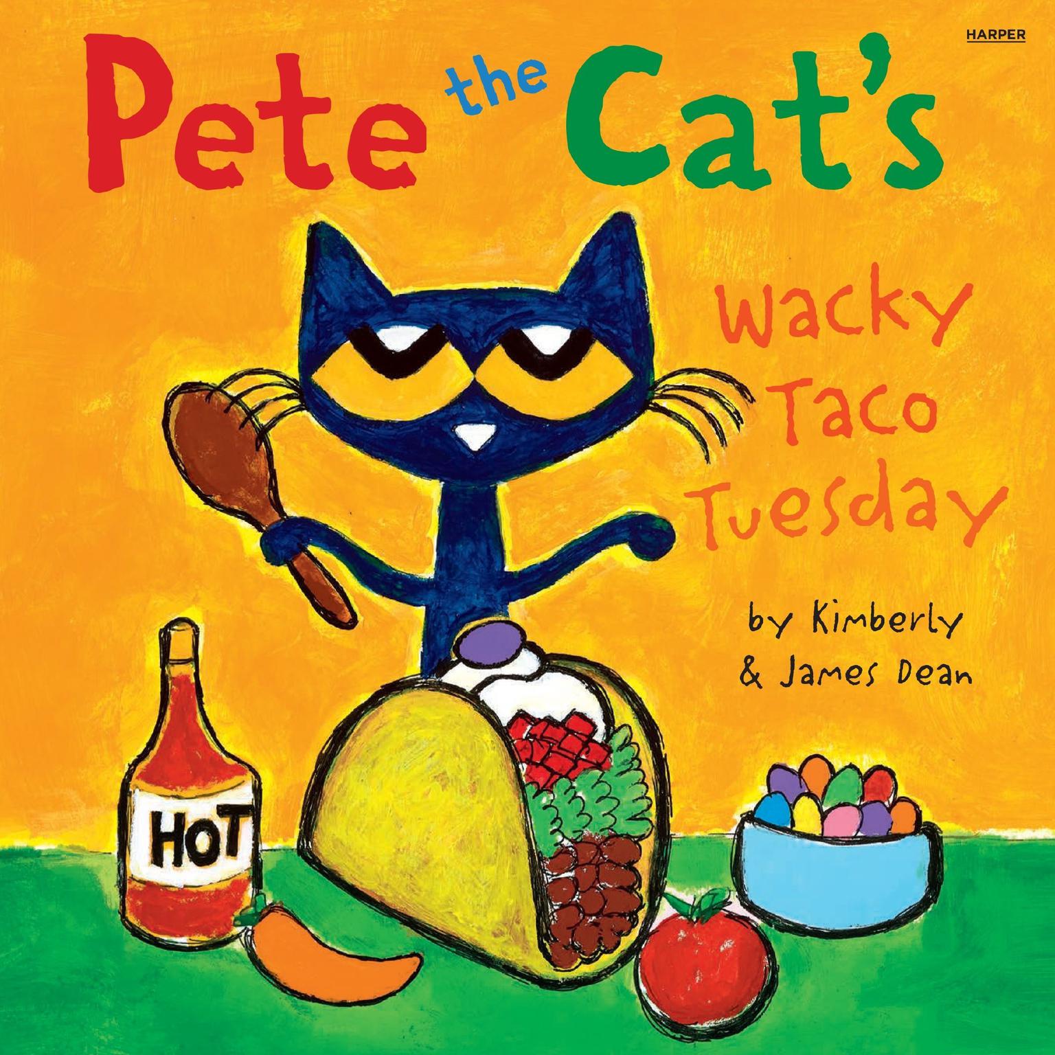 Pete the Cat’s Wacky Taco Tuesday Audiobook, by James Dean