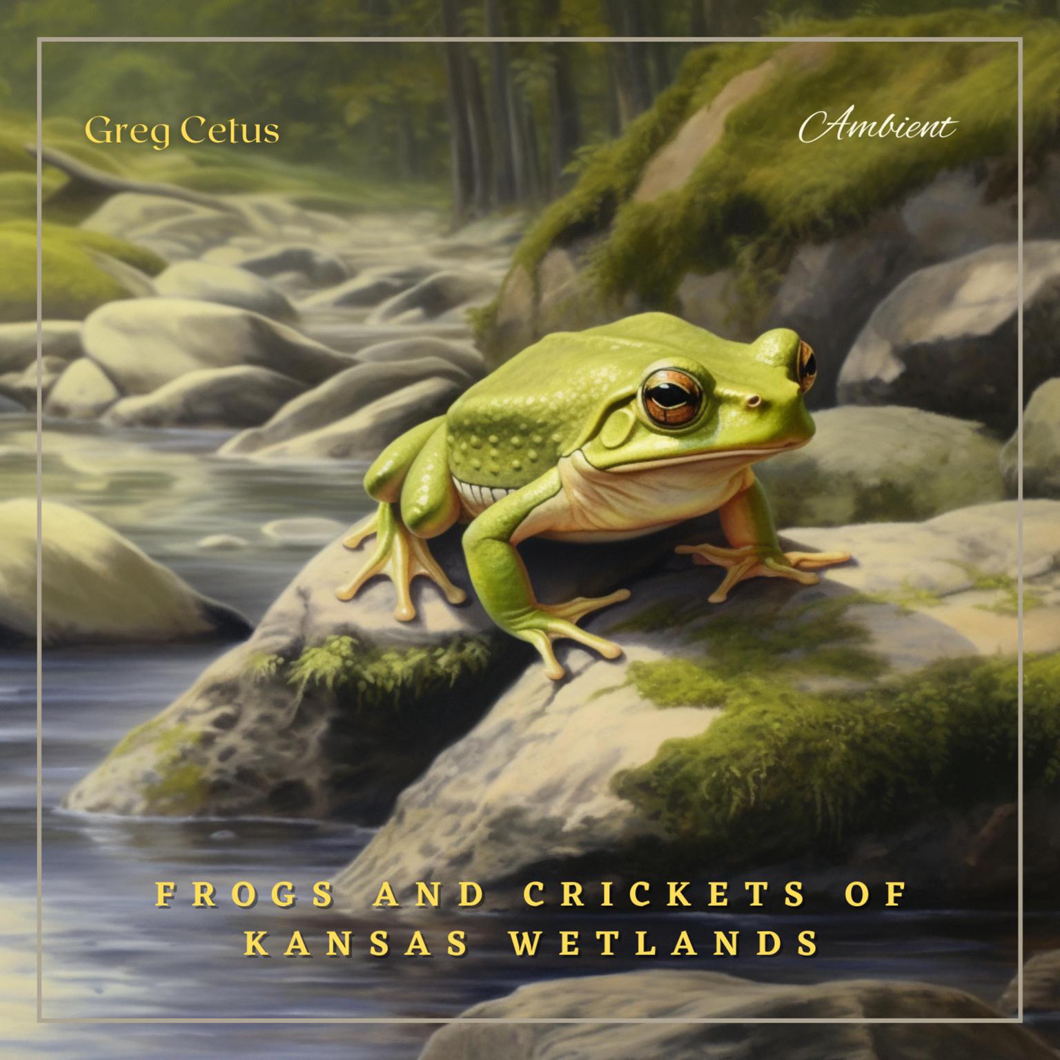 Frogs and Crickets of Kansas Wetlands: Ambient Audio for Deep Sleep and Relaxation Audiobook, by Greg Cetus