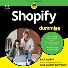 Shopify For Dummies Audiobook, by Paul Waddy