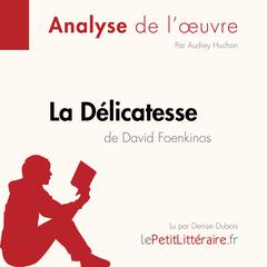 La Délicatesse de David Foenkinos (Analyse de loeuvre): Analyse complète et résumé détaillé de loeuvre Audiobook, by LePetitLitteraire 