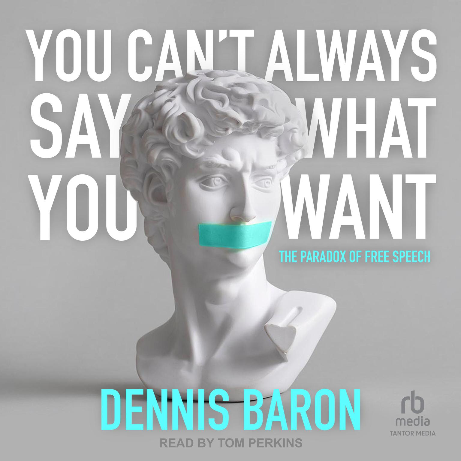 You Cant Always Say What You Want: The Paradox of Free Speech Audiobook, by Dennis Baron