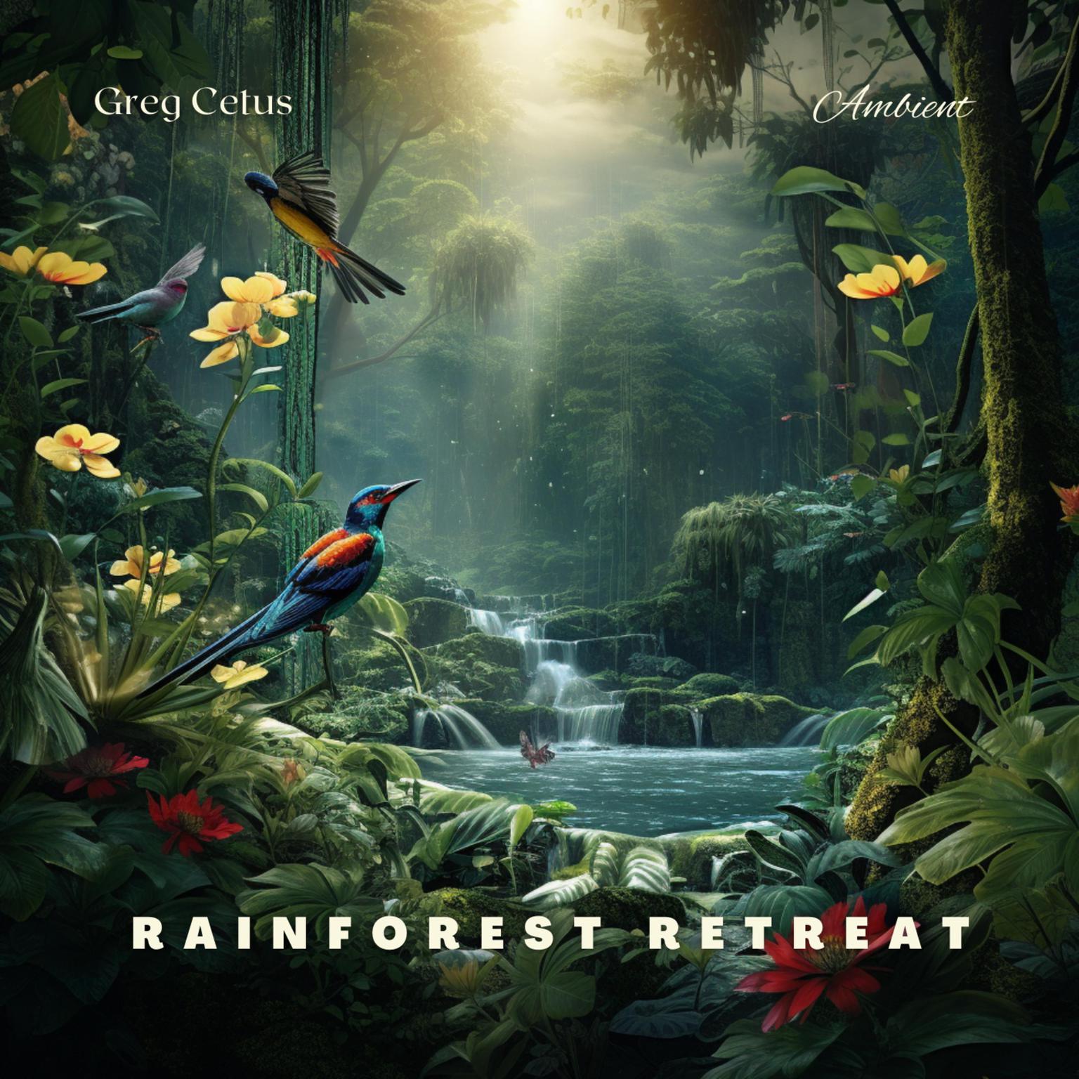 Rainforest Retreat: Sparse Birdsong with Soothing Rain, Perfect for Meditation and Relaxation Audiobook, by Greg Cetus