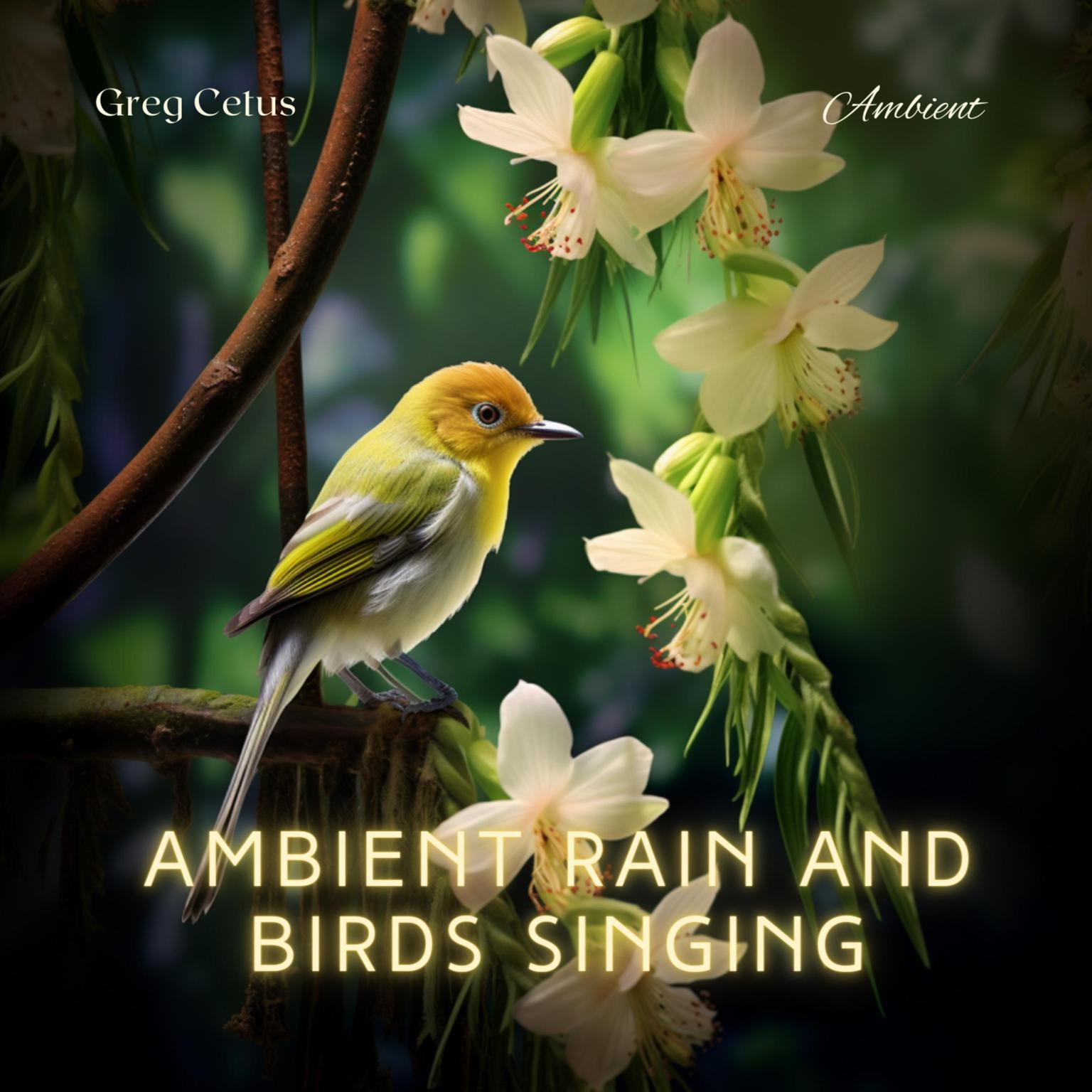 Ambient Rain and Birds Singing: Mindful Birdsong and Light Rain for Meditation, Relaxation, and Yoga Audiobook, by Greg Cetus