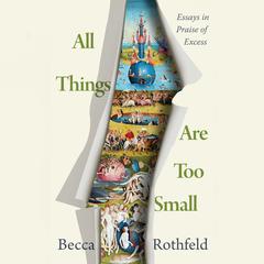 All Things Are Too Small: Essays in Praise of Excess Audiobook, by Becca Rothfeld