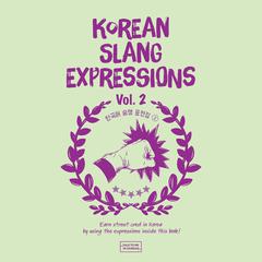 Korean Slang Expressions Vol. 2 Audiobook, by Talk To Me In Korean (TTMIK)