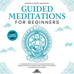 Guided Meditations for Beginners: A Comprehensive Guide to Guided Mindfulness Meditation for Anxiety Relief, Stress Management, and Resilience Building Audiobook, by Mindfulness Mastery