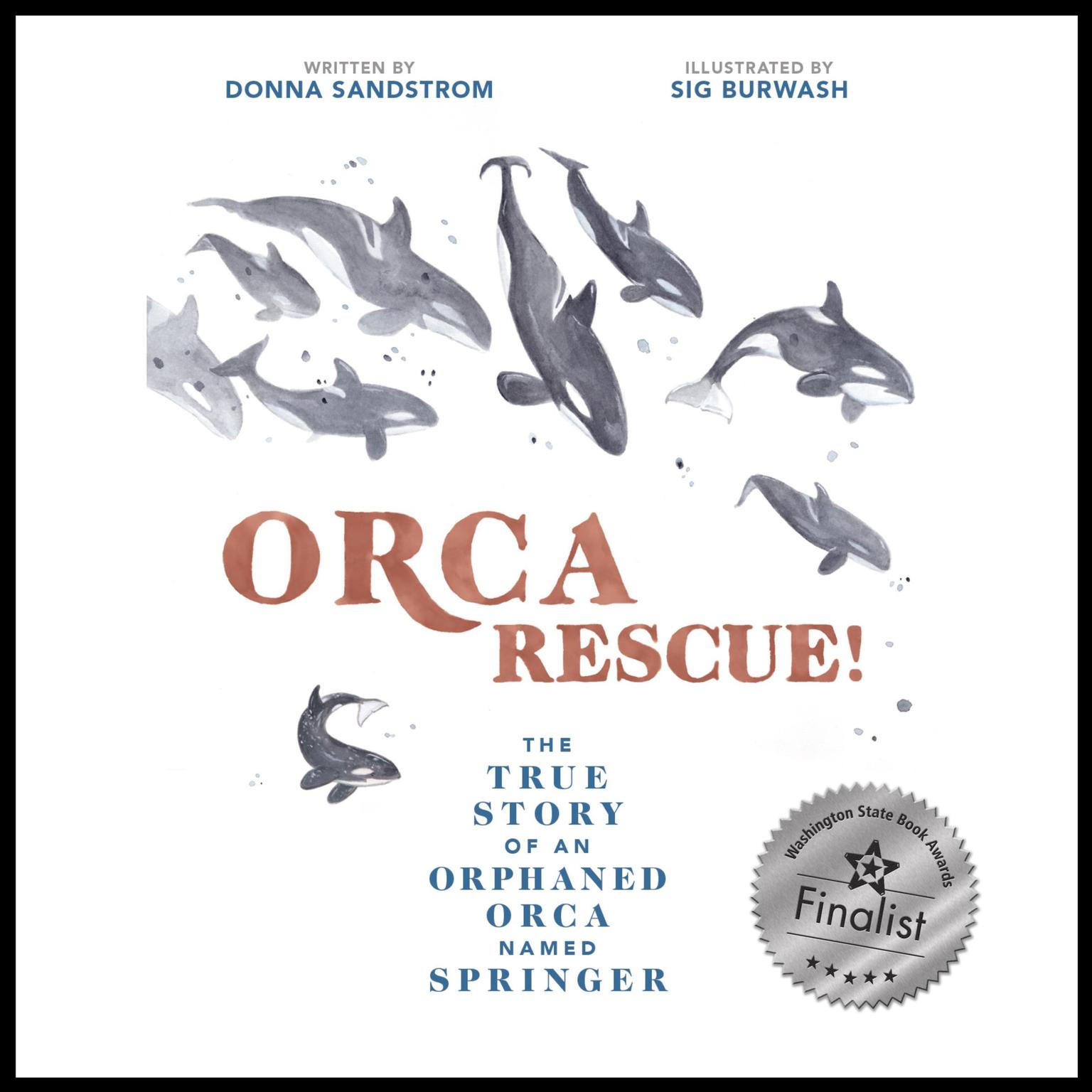 Orca Rescue! The True Story of an Orphaned Orca Named Springer Audiobook, by DONNA SANDSTROM