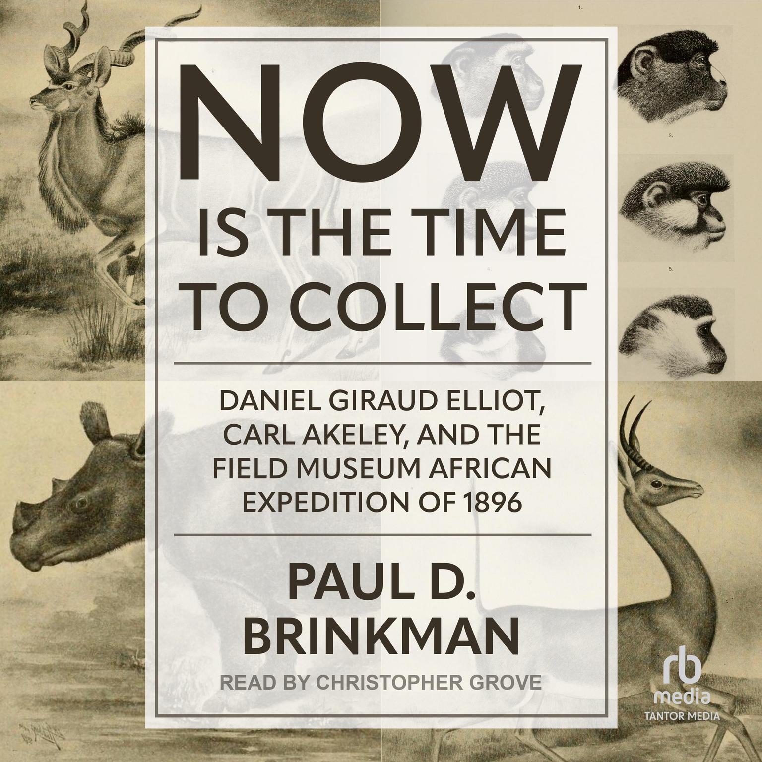 Now Is the Time to Collect: Daniel Giraud Elliot, Carl Akeley, and the Field Museum African Expedition of 1896 Audiobook, by Paul D. Brinkman