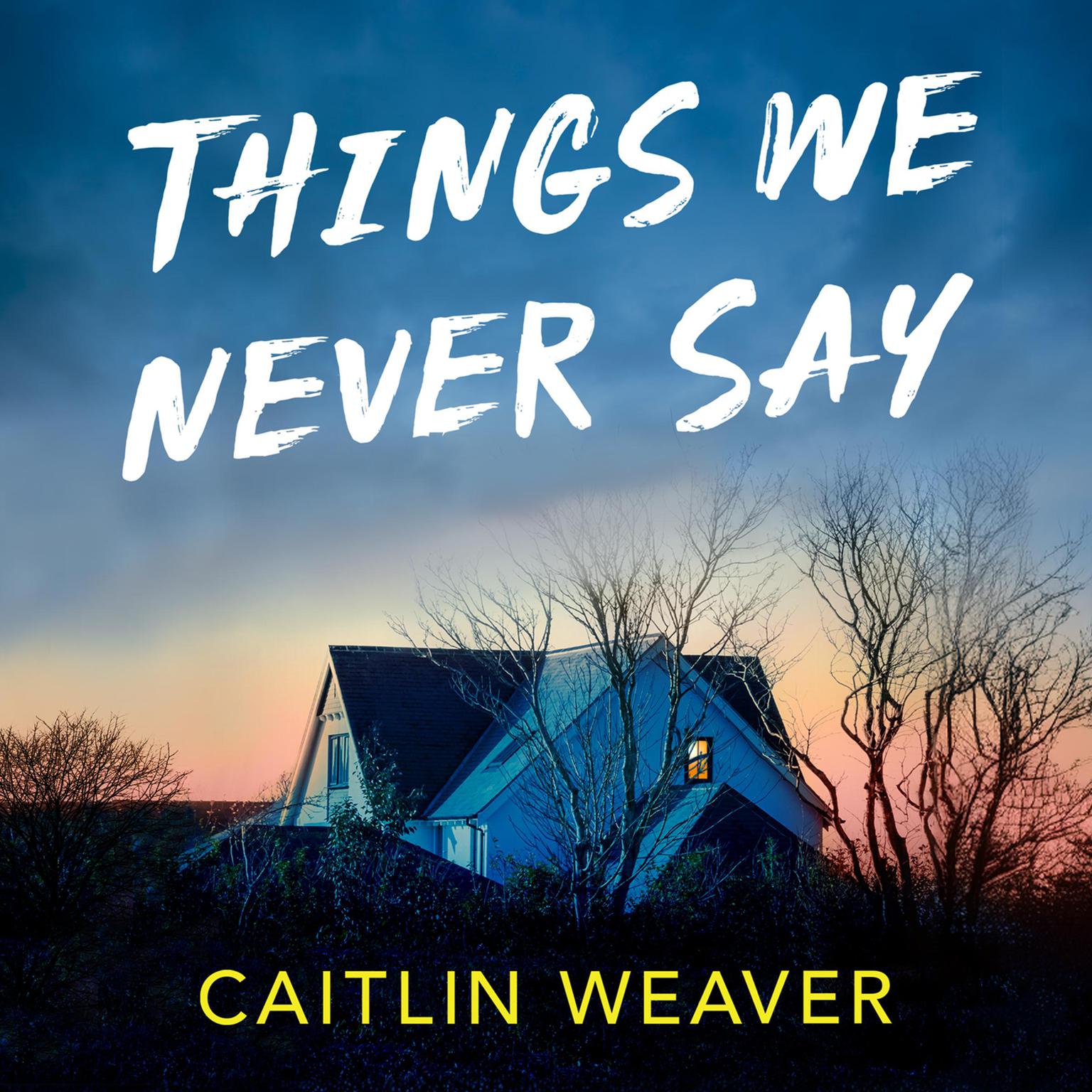 Things We Never Say Audiobook, by Caitlin Weaver