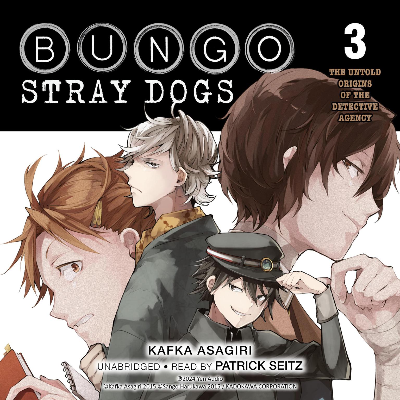 Bungo Stray Dogs, Vol. 3: The Untold Origins of the Detective Agency Audiobook, by Kafka Asagiri