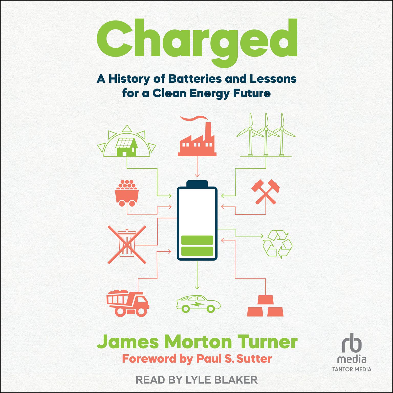 Charged: A History of Batteries and Lessons for a Clean Energy Future Audiobook, by James Morton Turner