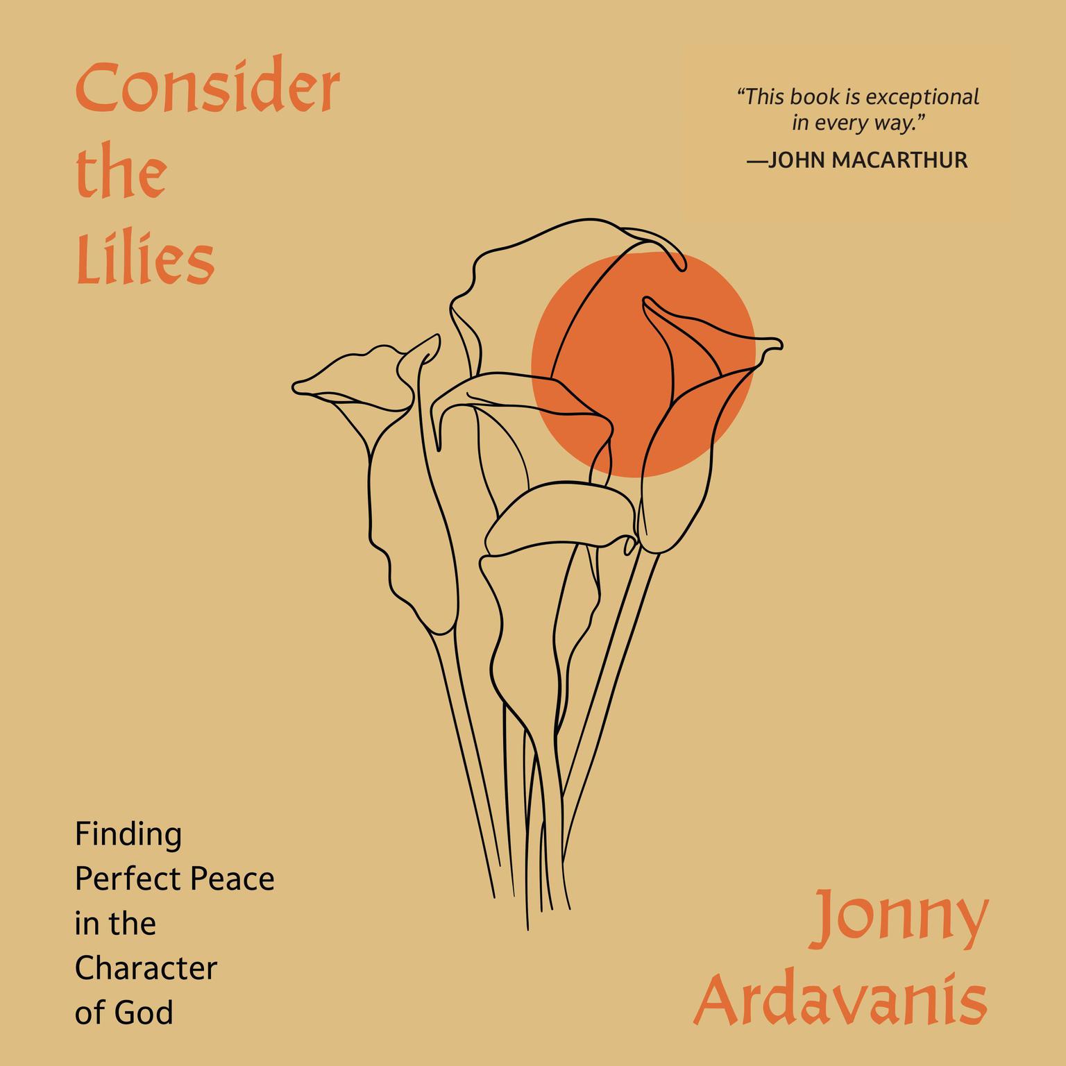 Consider the Lilies: Finding Perfect Peace in the Character of God Audiobook, by Jonny Ardavanis