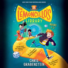 Mr. Lemoncello's Library: Books 1-3: Escape from Mr. Lemoncello's Library; Mr. Lemoncello's Library Olympics; Mr. Lemoncello's Great Library Race Audibook, by Chris Grabenstein