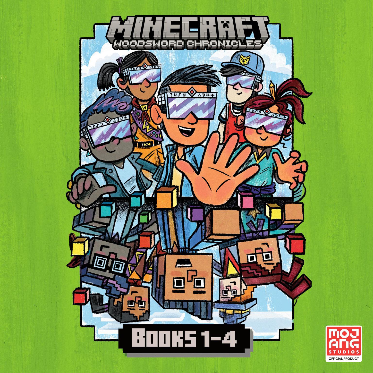 Minecraft Woodsword Chronicles Box Set Books 1-4 (Minecraft): Into the Game! (Minecraft Woodsword Chronicles #1); Night of the Bats! (Minecraf t Woodsword Chronicles #2); and more! Audiobook, by Nick Eliopulos