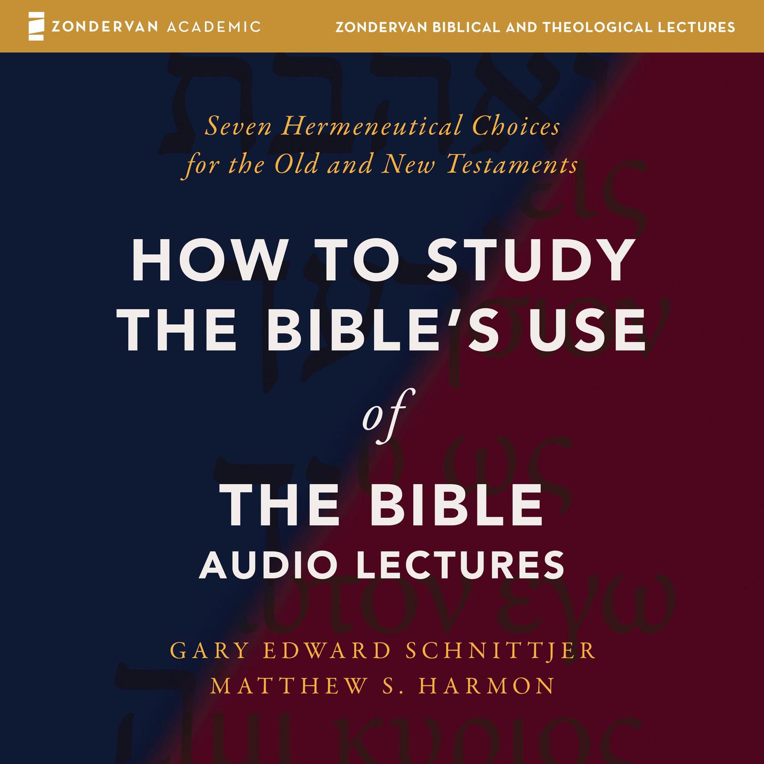 How to Study the Bibles Use of the Bible: Audio Lectures: Seven Hermeneutical Choices for the Old and New Testaments Audiobook, by Gary Edward Schnittjer