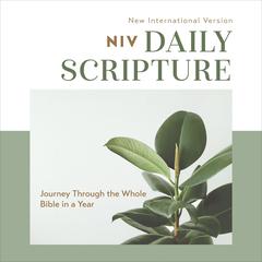 Daily Scripture Audio Bible---New International Version, NIV: Complete Bible: Journey Through the Whole Bible in a Year Audibook, by Zondervan