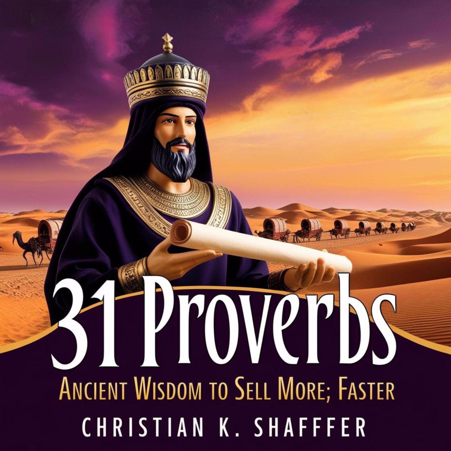 31 Proverbs:: Ancient Wisdom to Sell More; Faster.&nbsp; Audiobook, by Christian K. Shaffer