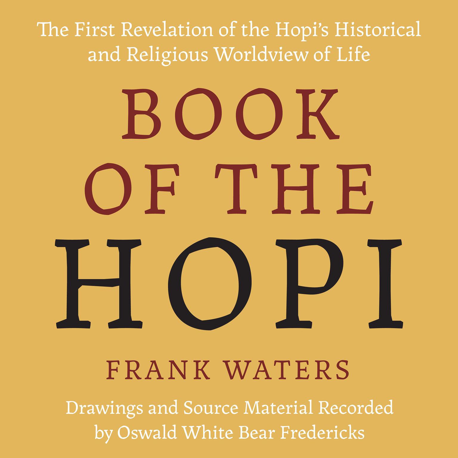 Book of the Hopi Audiobook, by Frank Waters