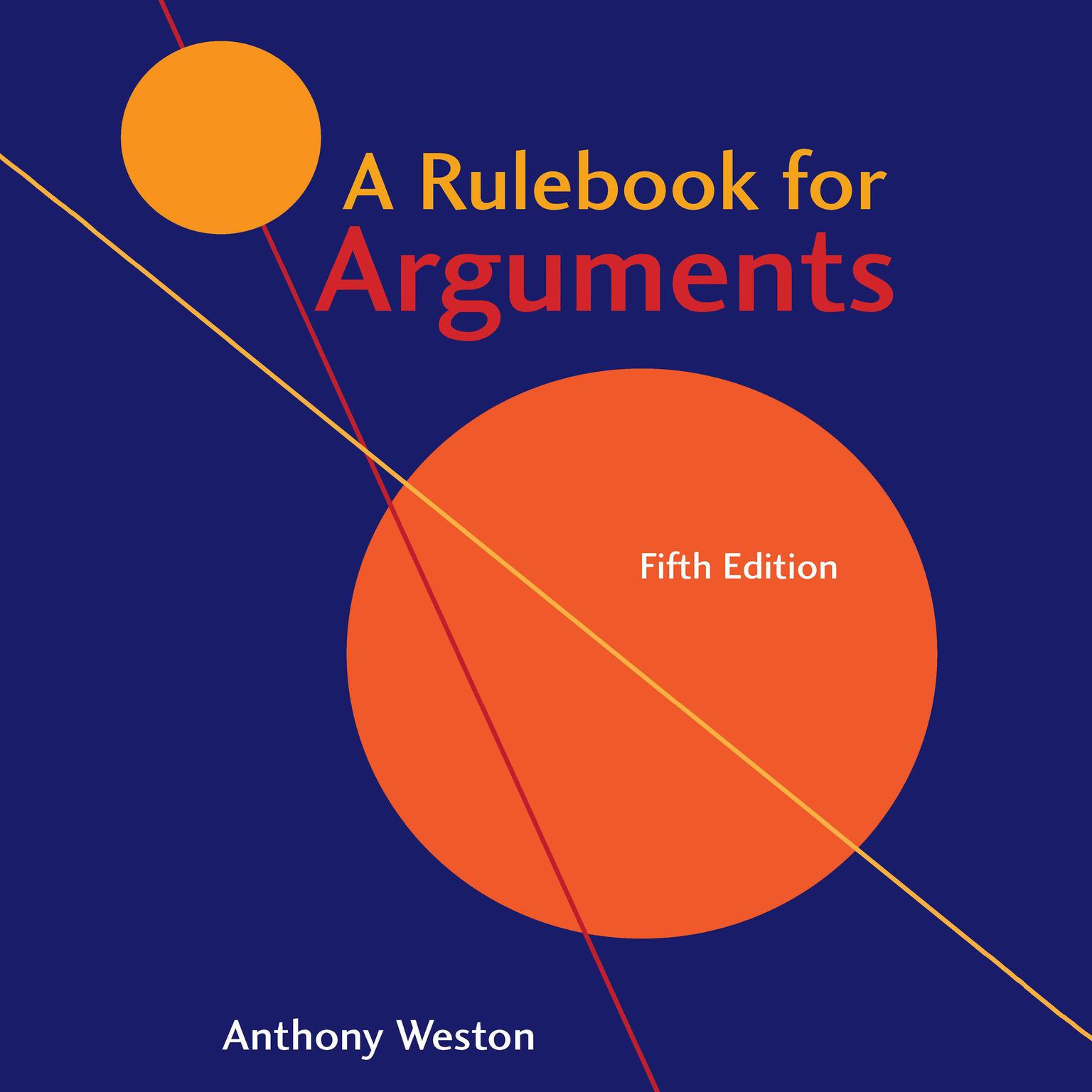 A Rulebook for Arguments Audiobook, by Anthony Weston