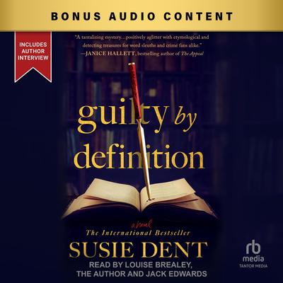Guilty by Definition: A Novel Audibook, by Susie Dent