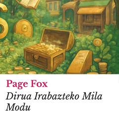 Dirua Irabazteko Mila Modu Audibook, by Page Fox