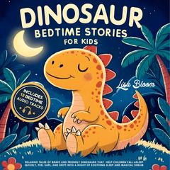 Dinosaur Bedtime Stories for Kids: Relaxing Tales of Brave and Friendly Dinosaurs That Help Children Fall Asleep Quickly, Feel Safe, and Drift Into a Night of Soothing Sleep and Magical Dreams Audibook, by Lisa Bloom
